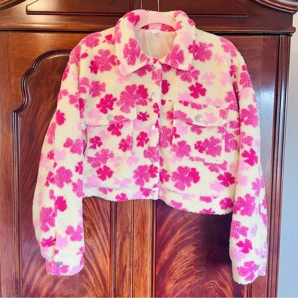 Baevely Floral Print Button Up Jacket - Picture 2 of 4